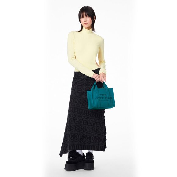 MARC JACOBS The Leather Small Tote – Harbor Blue - Picture 7 of 10